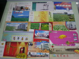 Wholesale Lot! China 15 Different Tobacco & Cigarette Thematics Postal Stationery Card,used & Unused Mixture - Tabac