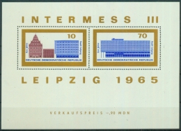 DDR 1965 / MiNr. Block 23  ** /  MNH      (j539 , J540 , L552) - 1950-1970