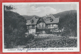 68 - MURBACH - Guerre 39/45 - Hotel St. Barnabas - L. Koenig - 2 Scans - Murbach