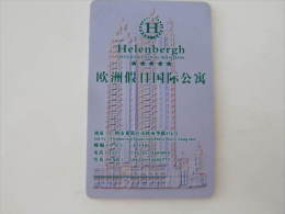 China Hotel Key Card,Helenbergh Internaitonal Mansion(edge Of Backside A Little Damage) - Ohne Zuordnung