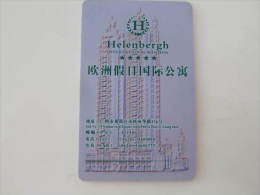 China Hotel Key Card,Helenbergh Internaitonal Mansion(edge Of Backside A Little Damage) - Sin Clasificación