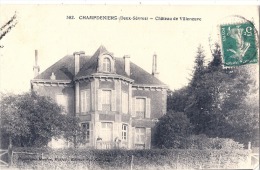 CHAMPDENIERS  Saint Denis Château De Villeneuve TTB - Champdeniers Saint Denis