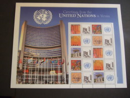 UN VIENNA    2011    GREETINGS FROM VIENNA    MNH ** (GROEN102-23-1000) - Blocks & Sheetlets