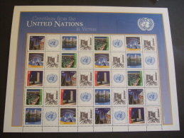 UN VIENNA    2011    GREETINGS FROM VIENNA    MNH ** (GROENR-1510) - Hojas Y Bloques