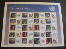 UN VIENNA    2011    GREETINGS FROM VIENNA    MNH ** (GROENR-1510) - Blocks & Sheetlets