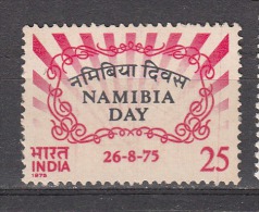 INDIA, 1975,  Namibia Day, Commemorative Text, MNH, (**) - Ungebraucht