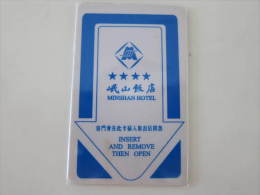 China Hotel Key Card, Minshan Hotel - Ohne Zuordnung