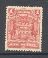 RHODESIA, 1898 1d Red MM, SG78, Cat £8,5 - Noord-Rhodesië (...-1963)