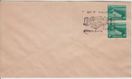 India 1970  Mahatma Gandhi Samadhi  Mausoleum Postmark Cover # 50882 - Mahatma Gandhi