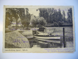 Brandenburg - Havel - Schleuse Boot Water Gate Boat - 1940s Unused - Brandenburg