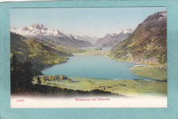 SILVAPLANA  UND  SILSERSEE   -  TRES BELLE CARTE   - - Silvaplana