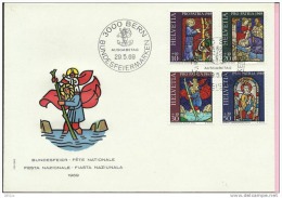 PRO PATRIA 1969, Switzerland, 1969., FDC - Covers & Documents