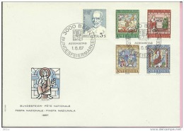 PRO PATRIA 1967, Switzerland, 1967., FDC - Storia Postale