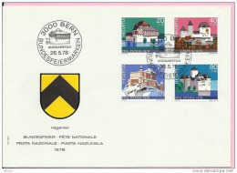 PRO PATRIA 1978, Switzerland, 1978., FDC - Brieven En Documenten