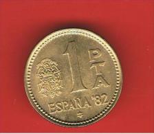 ESPAÑA - 1 Peseta Mundiales De FUTBOL "82 X 6 Monedas - 1 Peseta