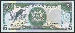 TRINIDAD & TOBAGO   : 5  Dollars - 2006 - P47 - UNC - Trindad & Tobago