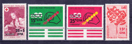 Réunion CFA N°405 - 409 - 410 - 411  Neufs Sans Charniere - Unused Stamps