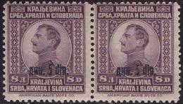 YUGOSLAVIA - JUGOSLAVIA - KINGD.  S.H.S.  - ALEXANDAR - In Pair  - **MNH - 1924 - Ungebraucht