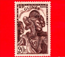 GUINEA Francese - Africa Occidentale Francese - AOF - 1904 - Donna - Pettinatura - 20 - Nuovi