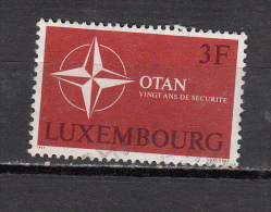 LUXEMBOURG ° YT N° 744 - Usados