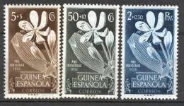 SPAIN Guinea Edifil # 314/316 ** MNH Set Flores / Flowers - Ifni