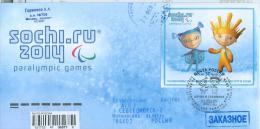 Russland MI. Block 159 R-FDC Paralympische Winterspiele 2014 Sotschi - FDC
