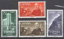 Spain Sahara Edifil # 193/196 ** MNH Set  General Franco - Sahara Espagnol