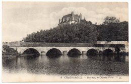CP, 36, CHATEAUROUX, Pont Neuf Et Château-Raoul, Vierge - Chateauroux