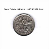 GREAT BRITAIN    6  PENCE  1966   (KM # 903) - H. 6 Pence