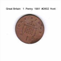 GREAT BRITAIN    1  PENNY  1991   (KM # 935) - 1 Penny & 1 New Penny