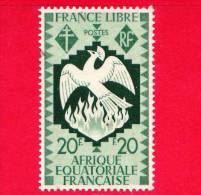 AFRICA Equatoriale - AEF - Nuovo - 1941 - Aquila - Phoenix  - 20 C - Unused Stamps