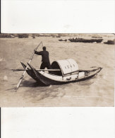 Carte Postale Photo SHANGHAÏ (Chine) Sampan River Boat Wangpoo River-Bâteau-Barque-Pirogue  - VOIR 2 SCANS - - Chine