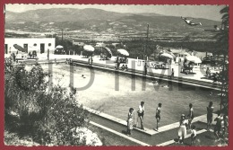 PORTUGAL - FUNDÃO - PISCINAS  E AO FUNDO A SERRA DA ESTRELA - 50S REAL PHOTO PC. - Castelo Branco