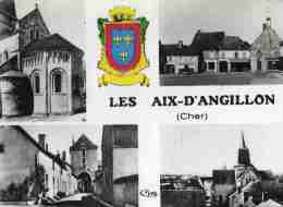 CPSM  Les Aix D'angillon - Les Aix-d'Angillon