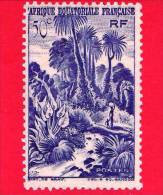 AFRICA Equatoriale - AEF - 1947 - Nuovo - Végétation Luxuriante-lush Vegetation - 50 - Nuovi