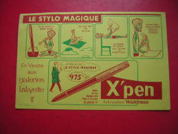 BUVARD  LE STYLO MAGIQUE  X ' PEN  EN VENTE AUX GALERIES LAFAYETTE - Cartoleria