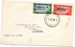 New Zealand 1948 FDC - FDC