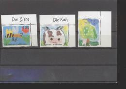 Liechtenstein **  1336-1338 Zeichnenwettbewerb Eckrand Ungefaltet Postpreis CHF   4,30 - Unused Stamps