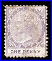 DOMINICA 1874 QUEEN VICTORIA SC#1//SG#1 Mint NO Gum CV$ 170.00//£150 (d013) - Dominica (...-1978)