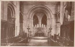 C1930 HEREFORD CATHEDRAL - CHOIR AND STALLS - Herefordshire