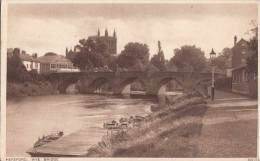 C1930 HEREFORD CATHEDRAL - WYE BRIDGE - Herefordshire