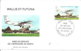 N°Y&T PA198  FDC MISE EN SERVICE DE L'AEROGARE DE HIHIFO Le 08 JUILLET 1997 - FDC