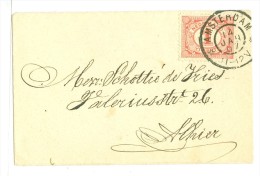 BRIEFOMSLAG * GELOPEN In 1907 Van LOKAAL AMSTERDAM * NVPH Nr 51   (7894y) - Covers & Documents