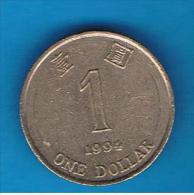 HONG KONG - 1 Dolar 1994  KM69 - Hong Kong