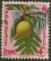 FRENCH POLYNESIA 1959 4f Trop Flora SG 18 U YZ176 - Oblitérés