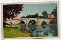LAVARDAC--1940--Le Pont Sur La Baise--série Lot Et Garonne Illustré, N°2 éd Apa-Poux--carte Colorisée - Lavardac
