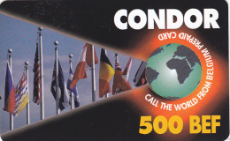 Prepaid Crad Condor 500 BEF Used Rare ! - GSM-Kaarten, Herlaadbaar & Voorafbetaald