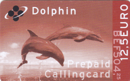 Prepaid Dolphin 500 BEF  Used Rare ! - [2] Prepaid- Und Aufladkarten