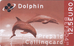 Prepaid Dolphin 500 BEF  Used Rare ! - GSM-Kaarten, Herlaadbaar & Voorafbetaald