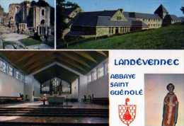 29 LANDEVENNEC Abbaye St Gunole La Nouvelle Abbaye Et Les Ruines De L'ancienne Abbaye, Blason - Landévennec